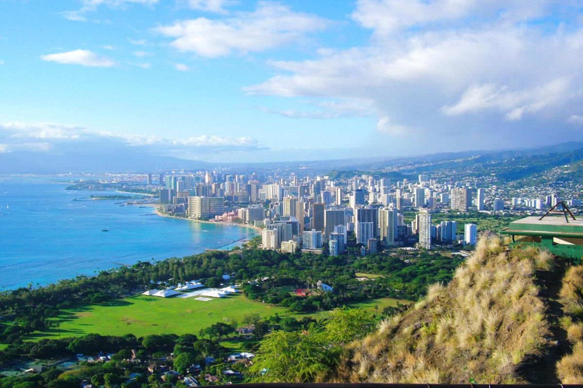 Renovated With City View At Aqua Palms Waikiki 호놀룰루 외부 사진